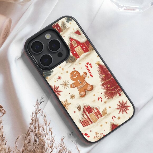 Christmas Phone Cover – iPhone 17, 16 Pro, Galaxy S25, S24, S24 Ultra, Pixel 9 - Picture 1 of 3